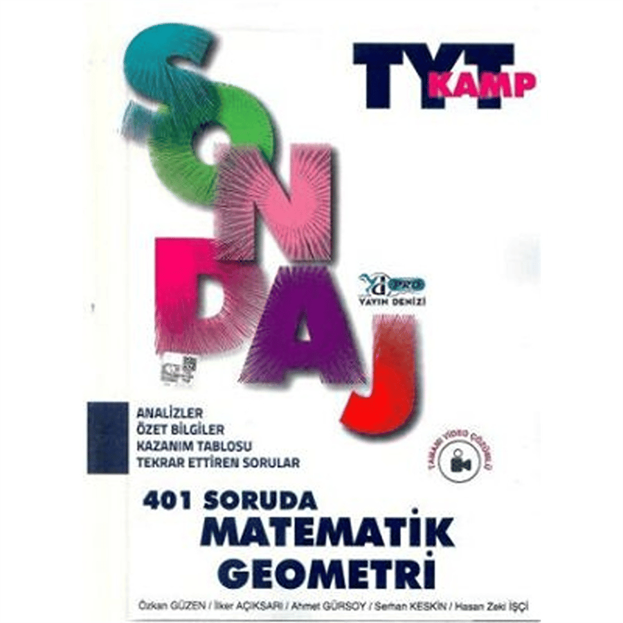 Yayın Denizi Yayınları TYT Matematik Geometri Pro 401 Soruda Sondaj Kamp