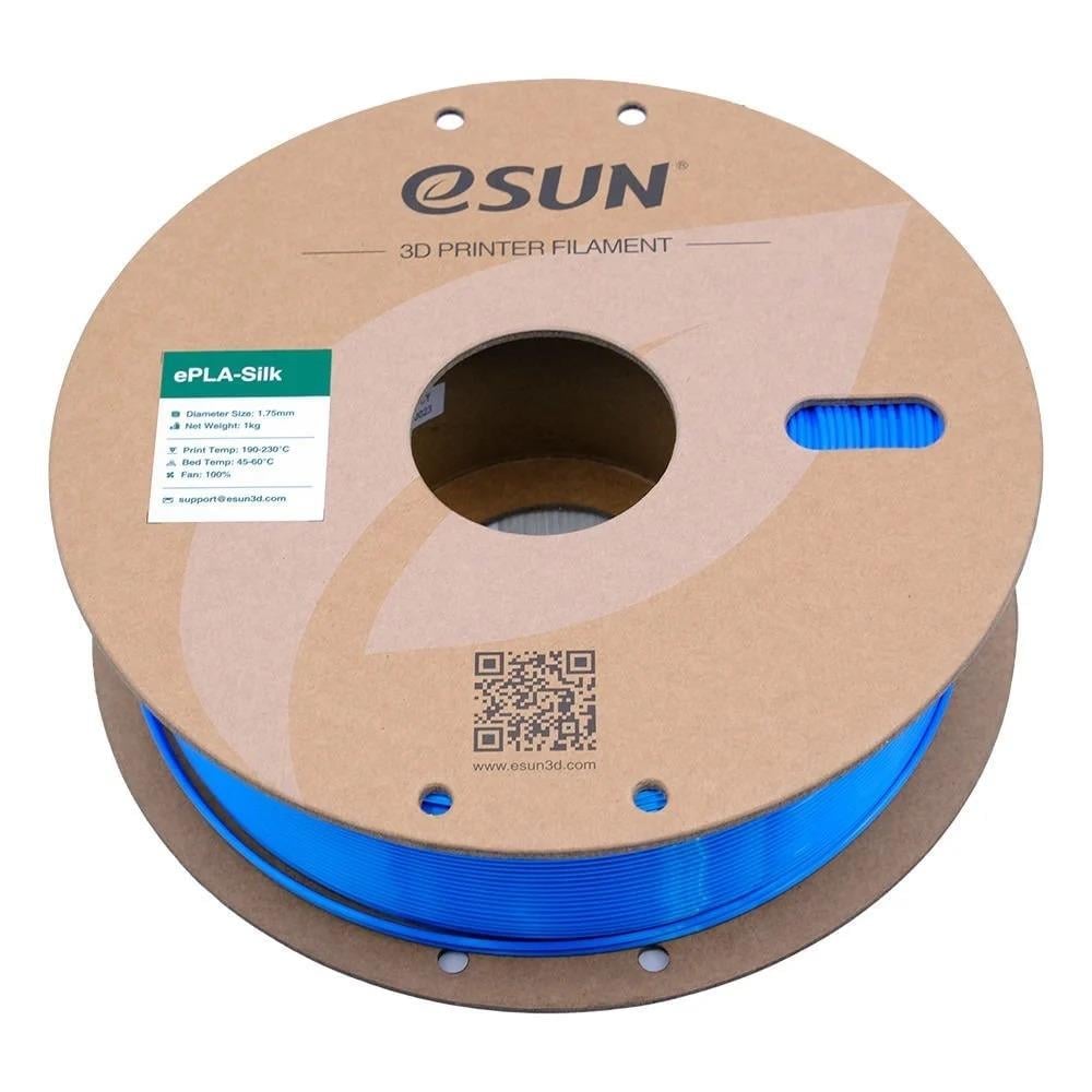 Esun PLA-SILK Filament 1.75 mm 1 Kg - Mavi
