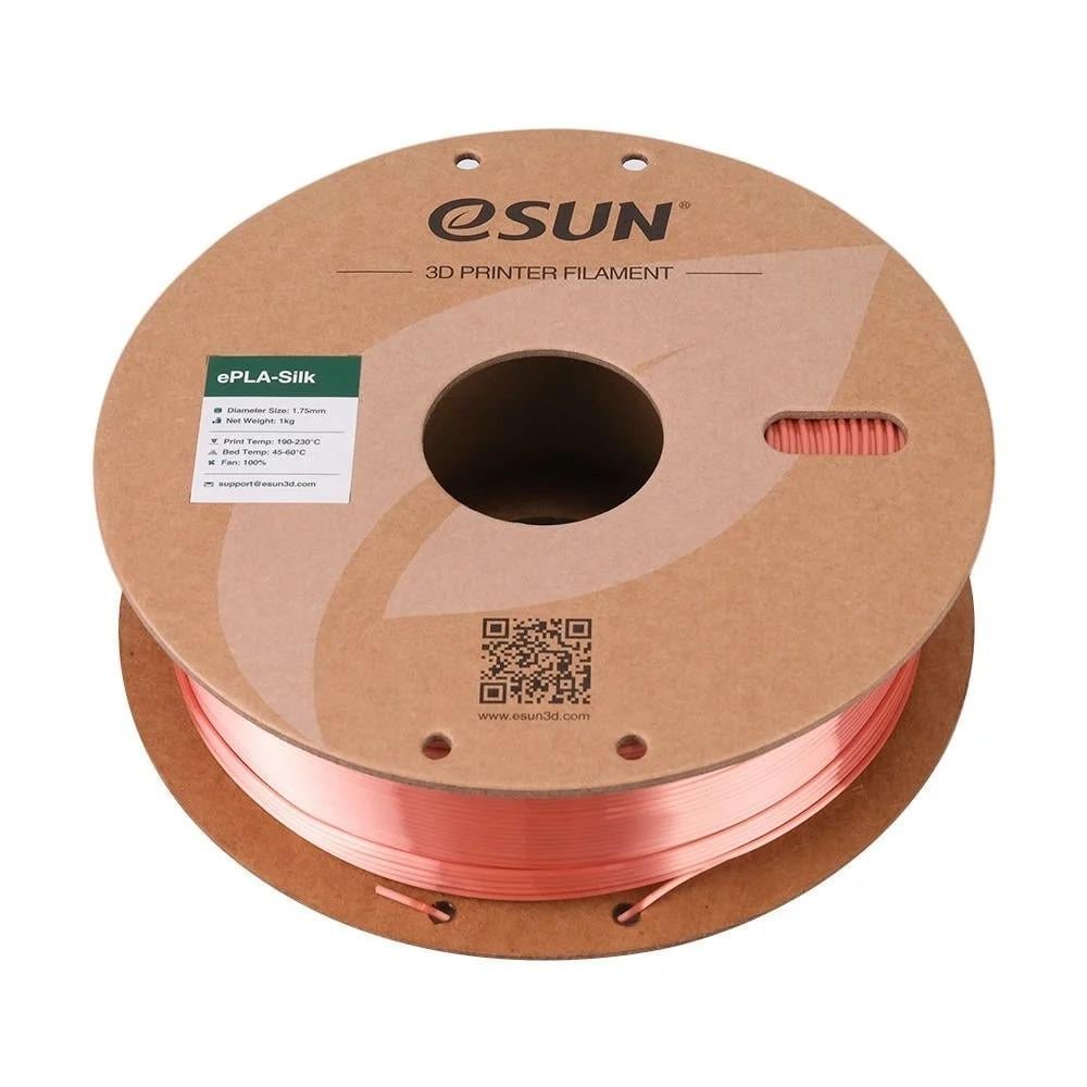 Esun PLA-SILK Filament 1.75 mm 1 Kg - Pembe Altın