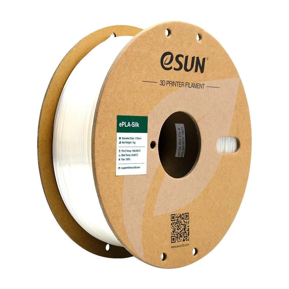 Esun PLA-SILK Filament 1.75 mm 1 Kg - Beyaz