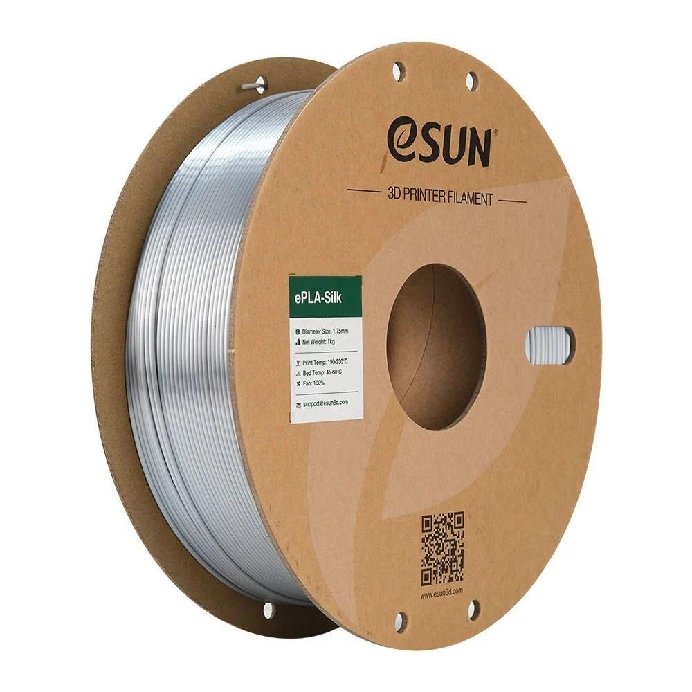 Esun PLA-SILK Filament 1.75 mm 1 Kg - Gümüş