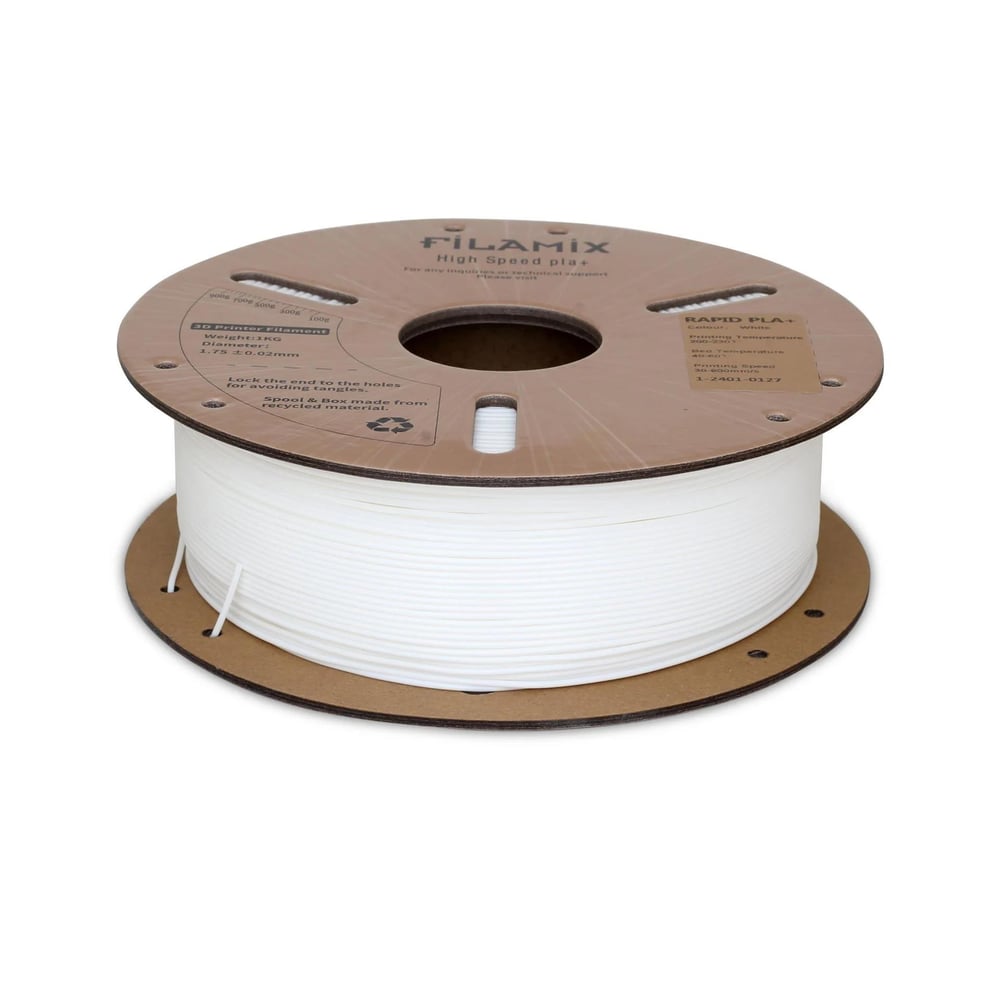 Filamix Hyper PLA+ Filament 1.75 mm 1 Kg - Beyaz