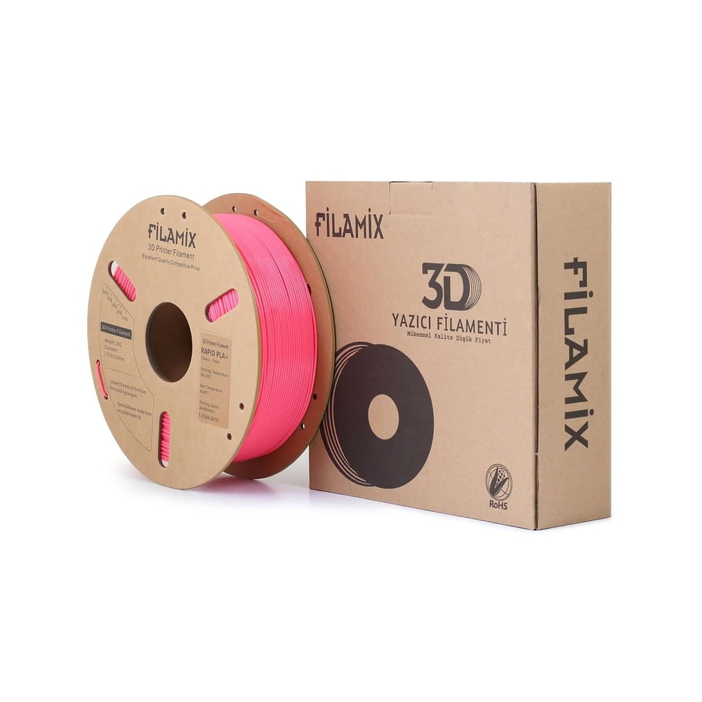 Filamix Hyper PLA+ Filament 1.75 mm 1 Kg - Gül