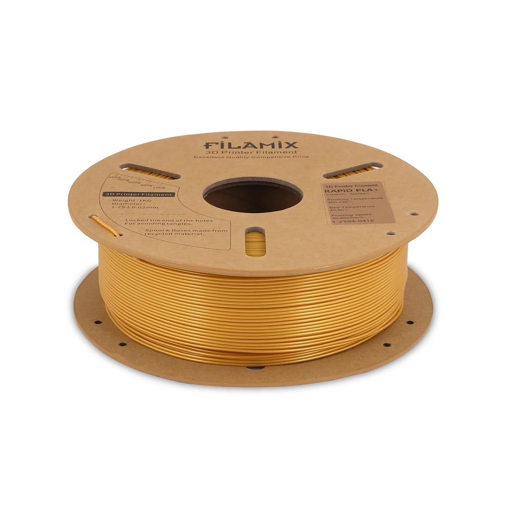 Filamix Hyper PLA+ Filament 1.75 mm 1 Kg - Altın