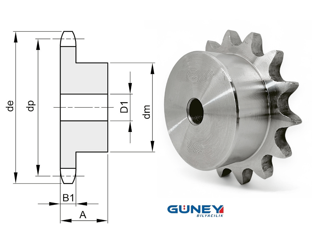 1'X1X32 WTV ZİNCİR DİŞLİ
