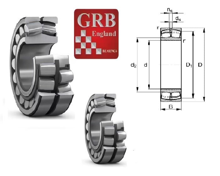 22220 100X180X46 OYNAK MAKARALI RULMAN ENGLAND menselI
