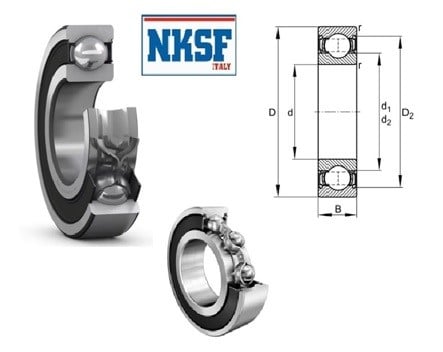 260X300X28 TEK SIRA SABİT BİLYALI RULMAN 61852 2RS