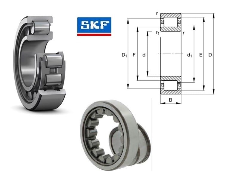 75X130X25 SILINDIRIK MAKARALI RULMAN