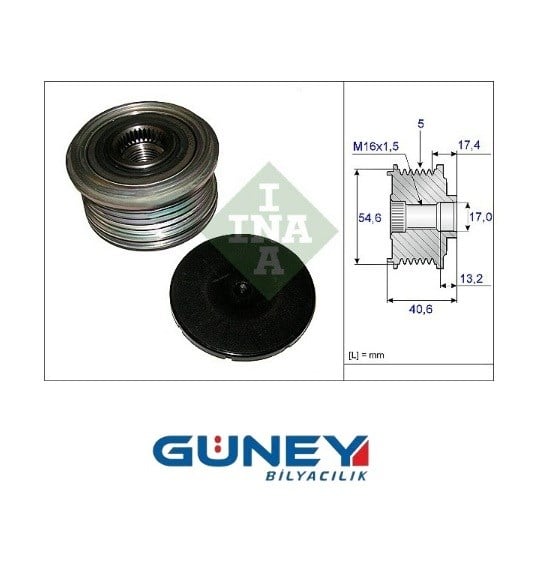 GATES OAP7107  F-550379 5 KANAL F550379