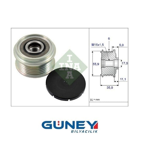 GATES OAP7166 F-551623.04 LUK 535022210