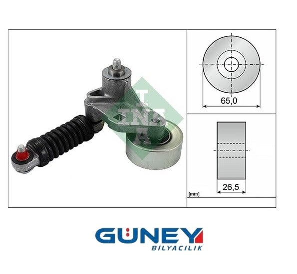 INA 534003710 (RVL 55960) GTS T38238 SNR GA358.71  SKF VKM33037  APV2271 V KAYIŞ GERGİ KÜTÜĞÜ *TİTRE