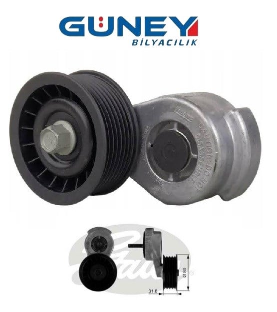 Kayis gergi kasnagi Dodge Jeep 3.9L 5.2L 5.9L 53010158 T38116 53010158AB