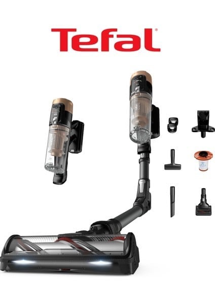 Tefal TY9B74WO X-Force Flex 14.80 Animal Care 240 Air Watt Kablosuz Şarjlı Dikey Süpürge