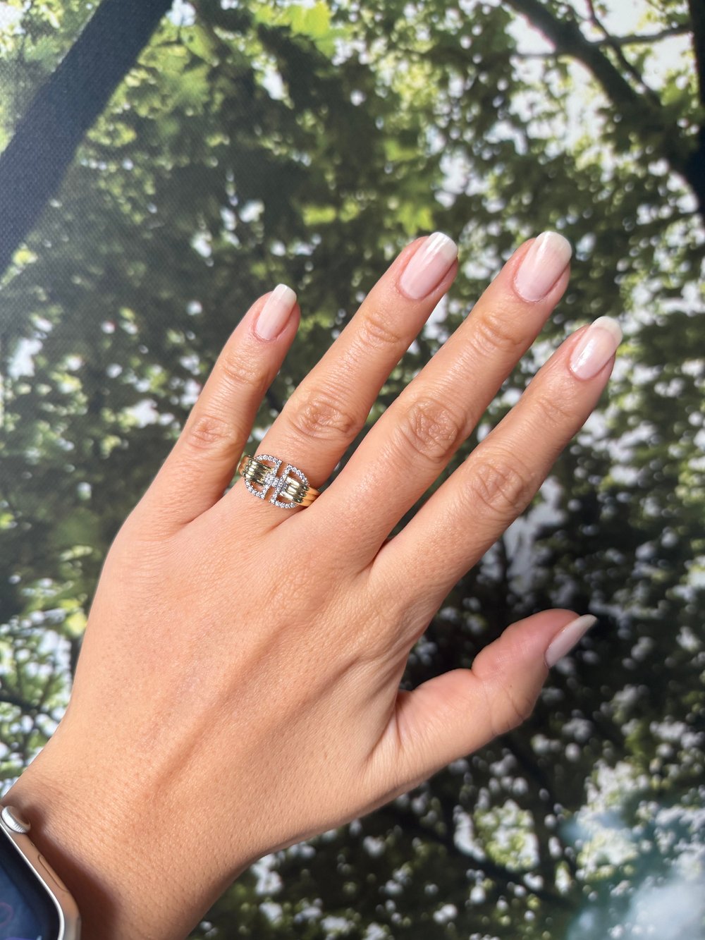 14K gold renk tasarım-1327 yüzük 🐞
