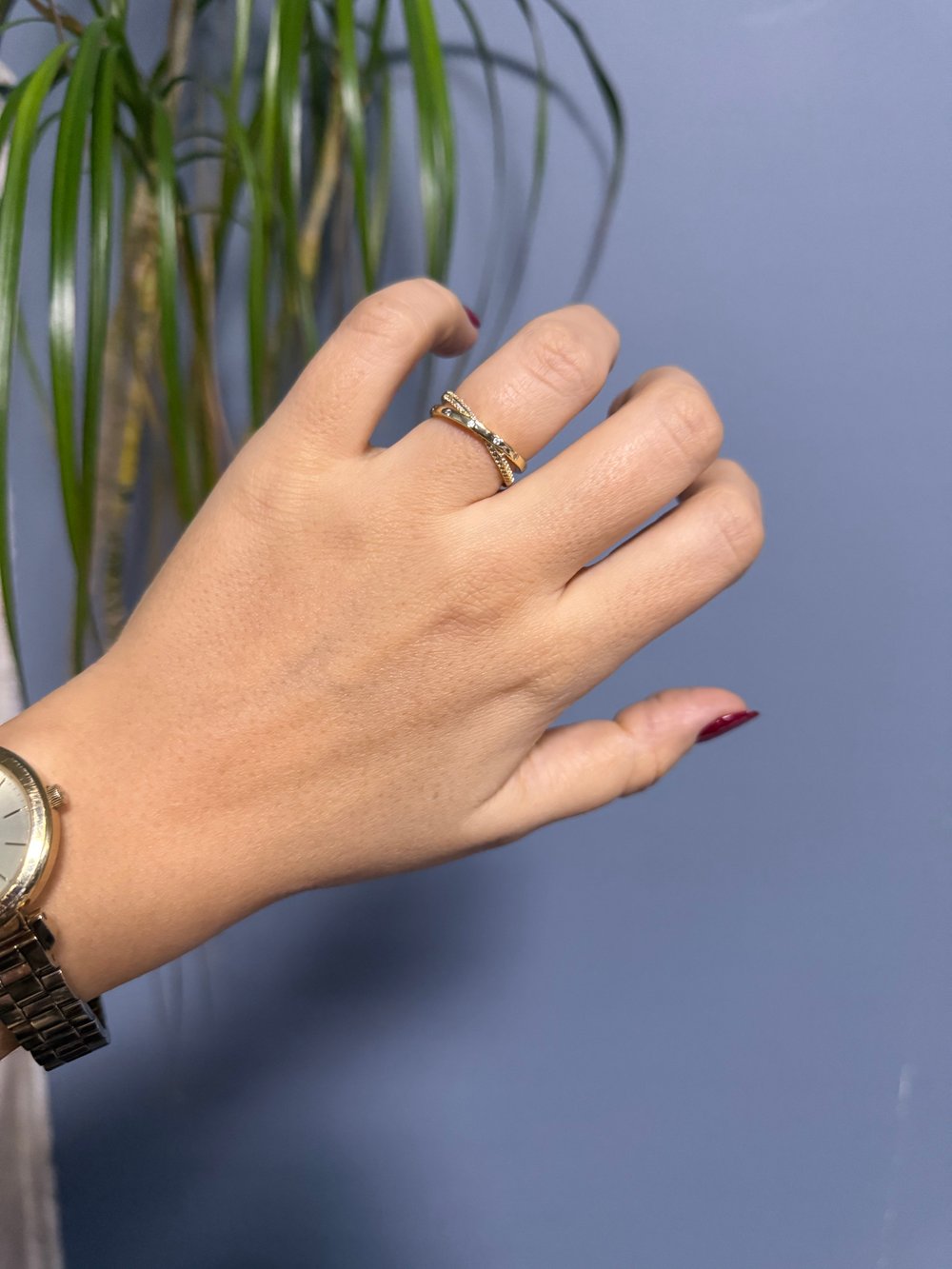 14K gold renk tasarım-1334 yüzük 😎