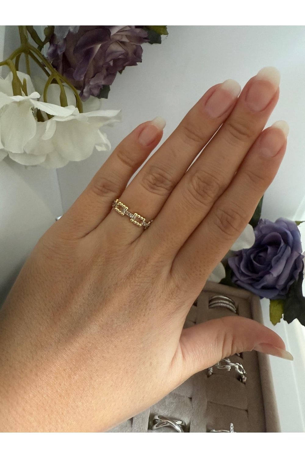 14K gold renk tasarım-1338 yüzük 💛