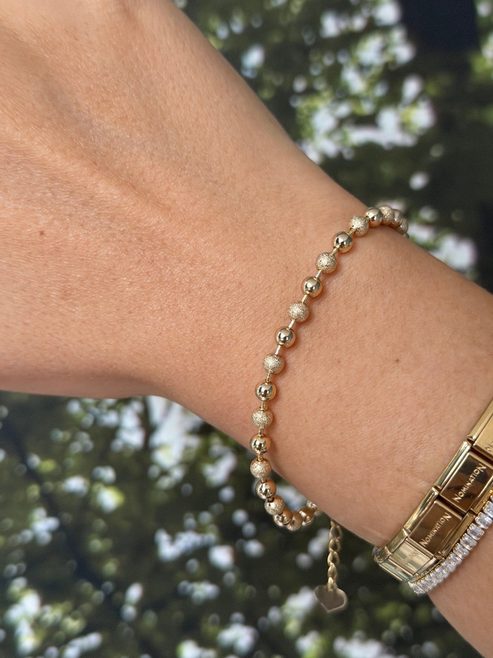 14K gold renk,dorika bileklik