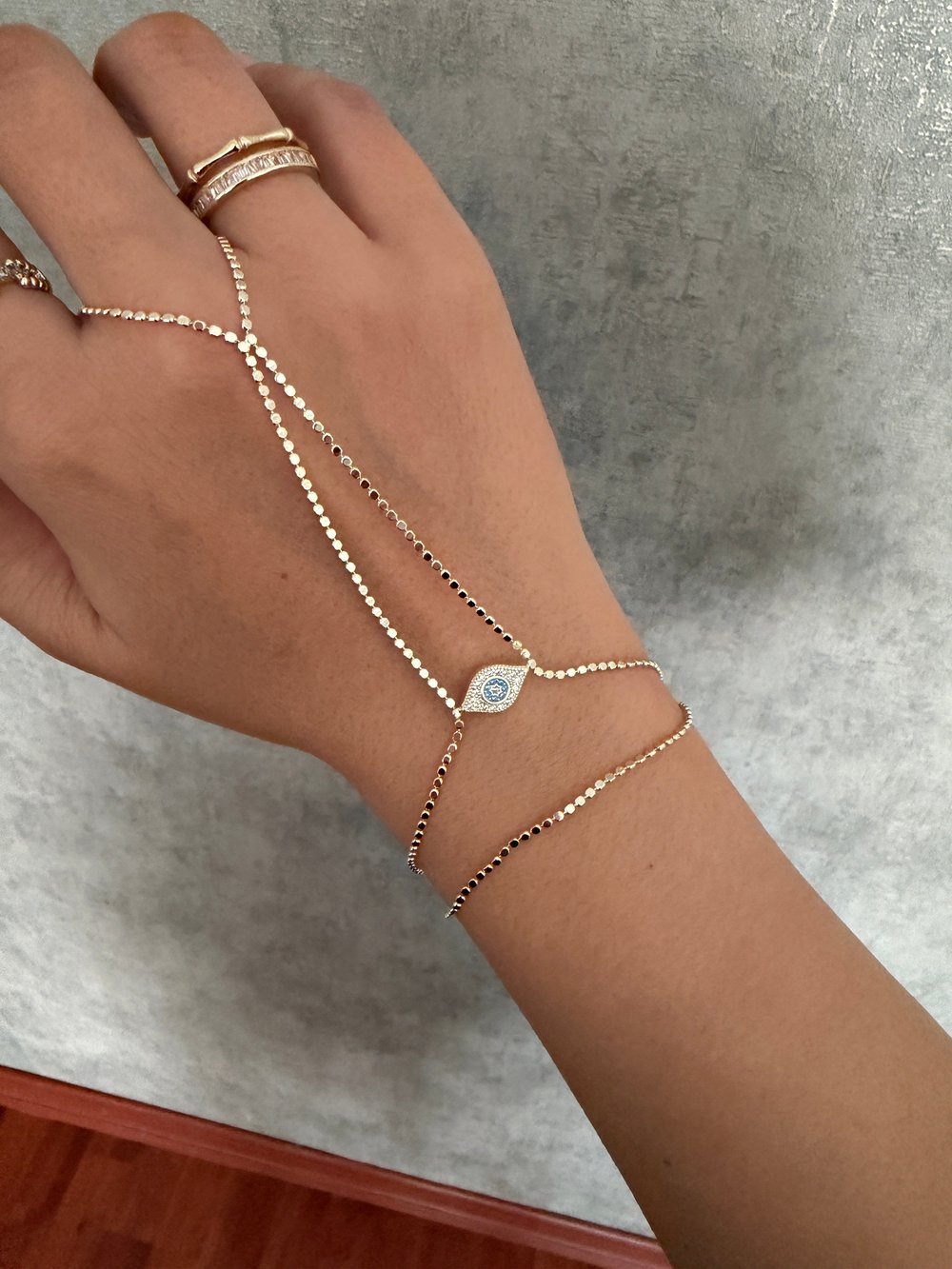 Light gold renk altın kaplama,ezme zincir kalitesi çift sarmalı özel şahmeran