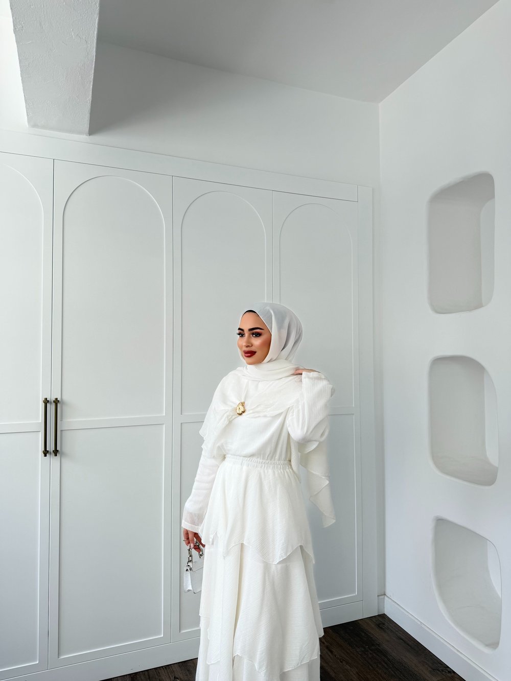  Irmak Etekli Takım - Beyaz