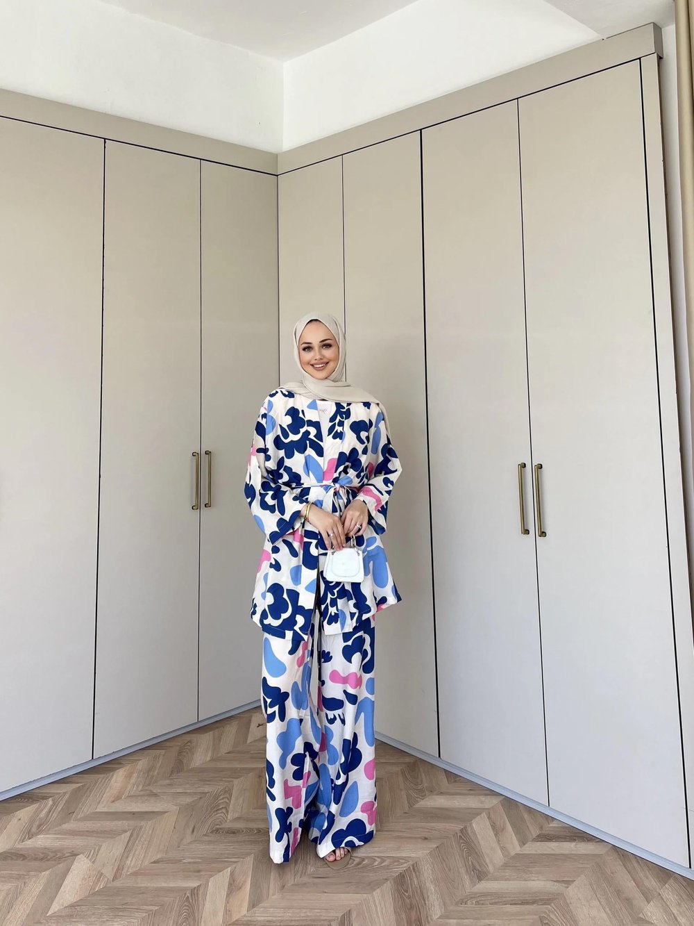 Çağla Kimona Takım - Mavi