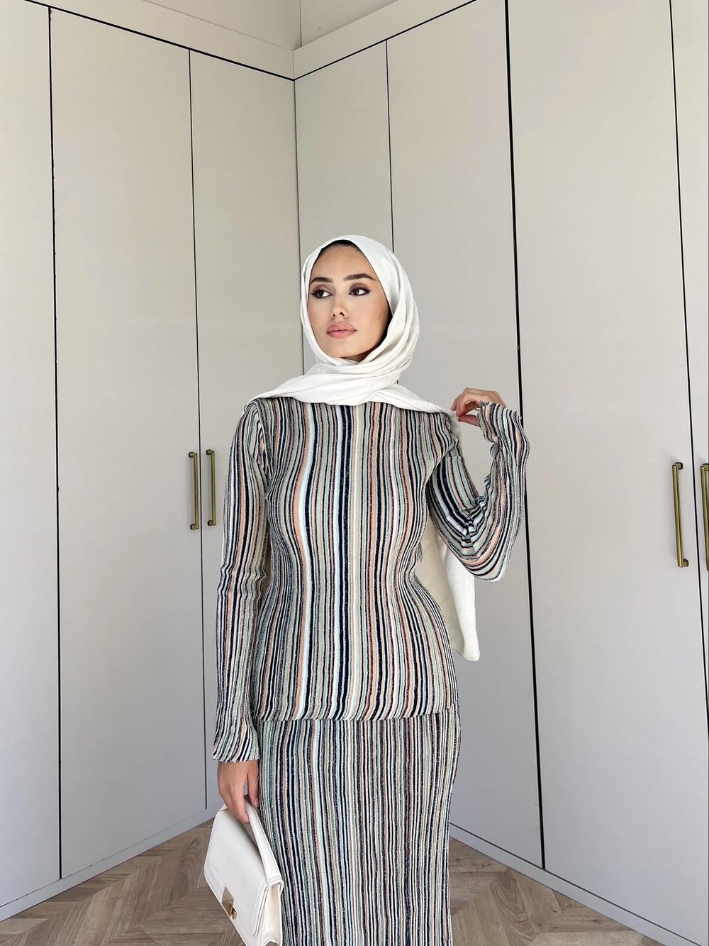 Simli Reyya Takım - Oranj