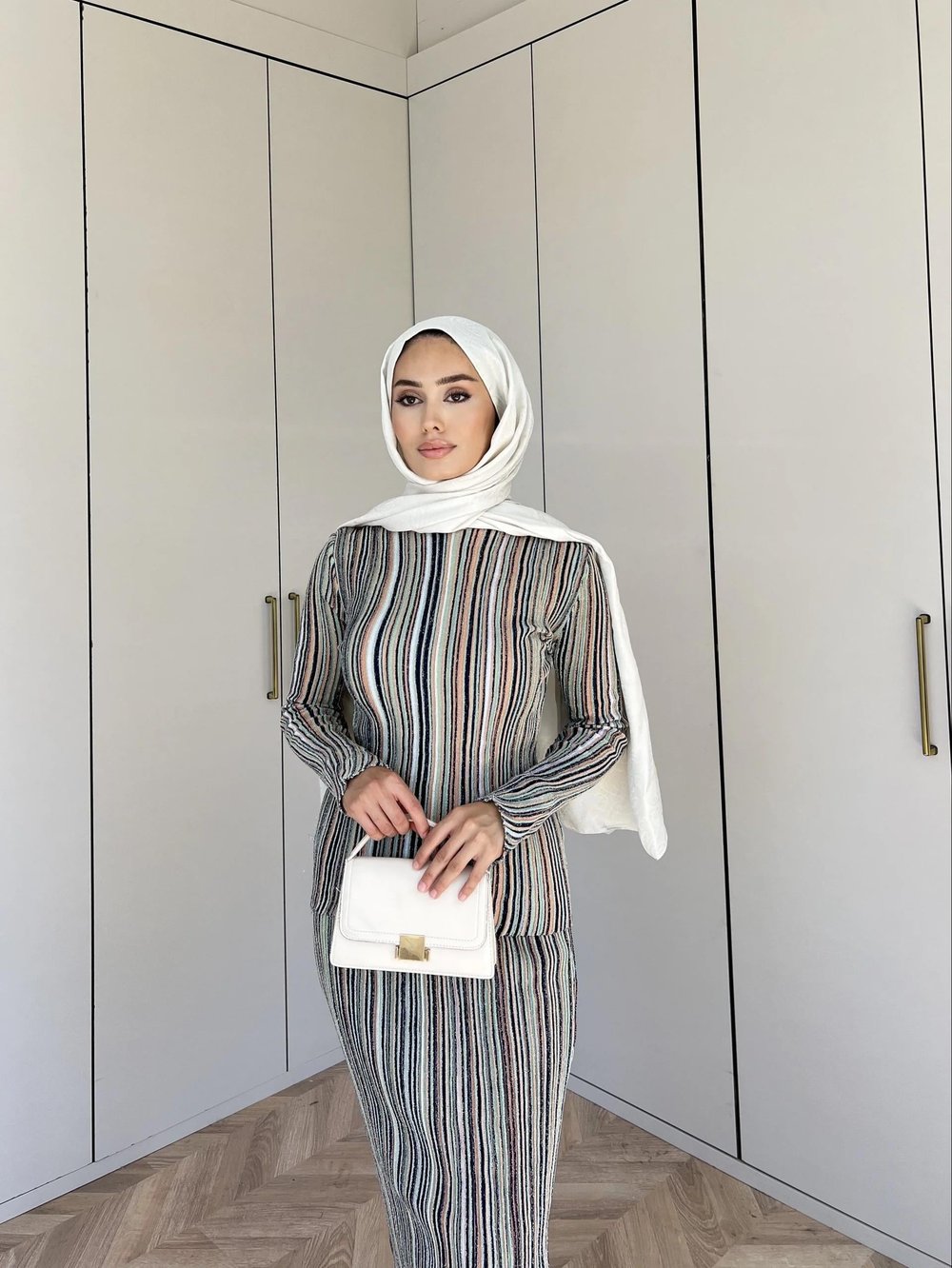 Simli Reyya Takım - Oranj