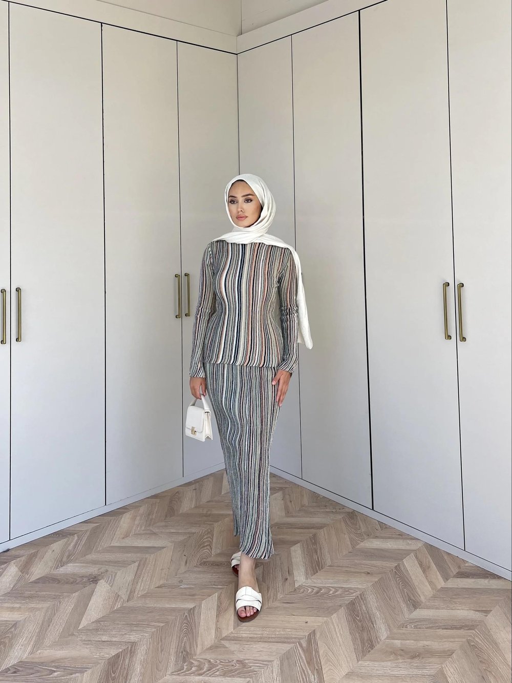 Simli Reyya Takım - Oranj