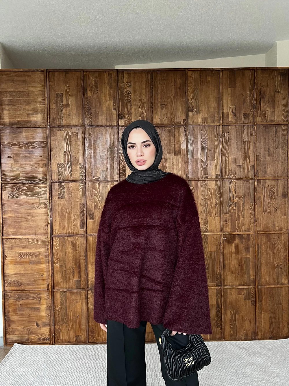 Yumoş Kazak - Bordo(ÖN SİPARİŞ)