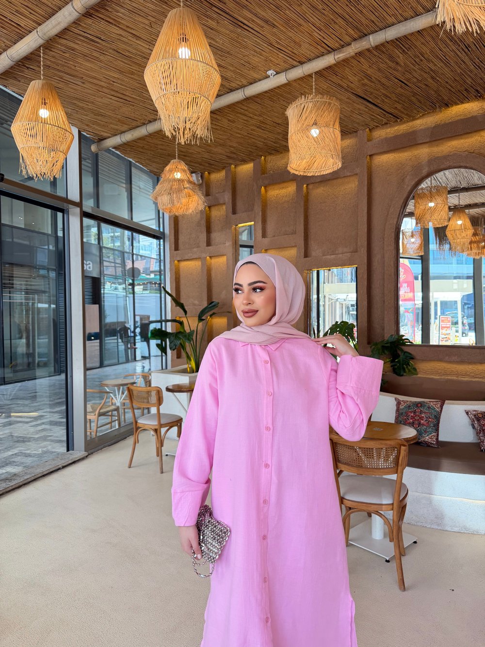 Biblo Uzun Tunik - Pembe 