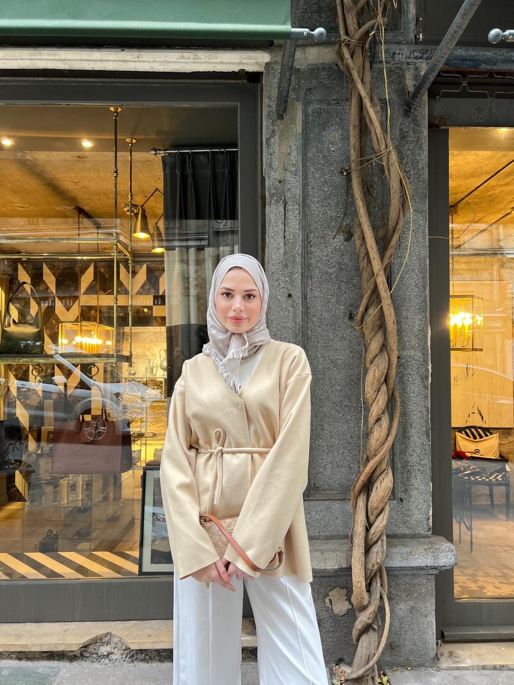 Desla Kaşe Kap - Ekru