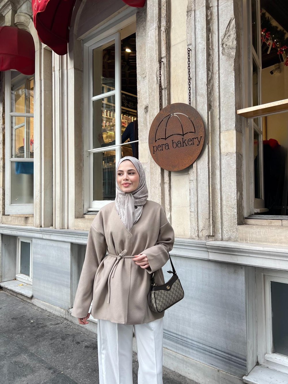 Desla Kaşe Kap - Vizon