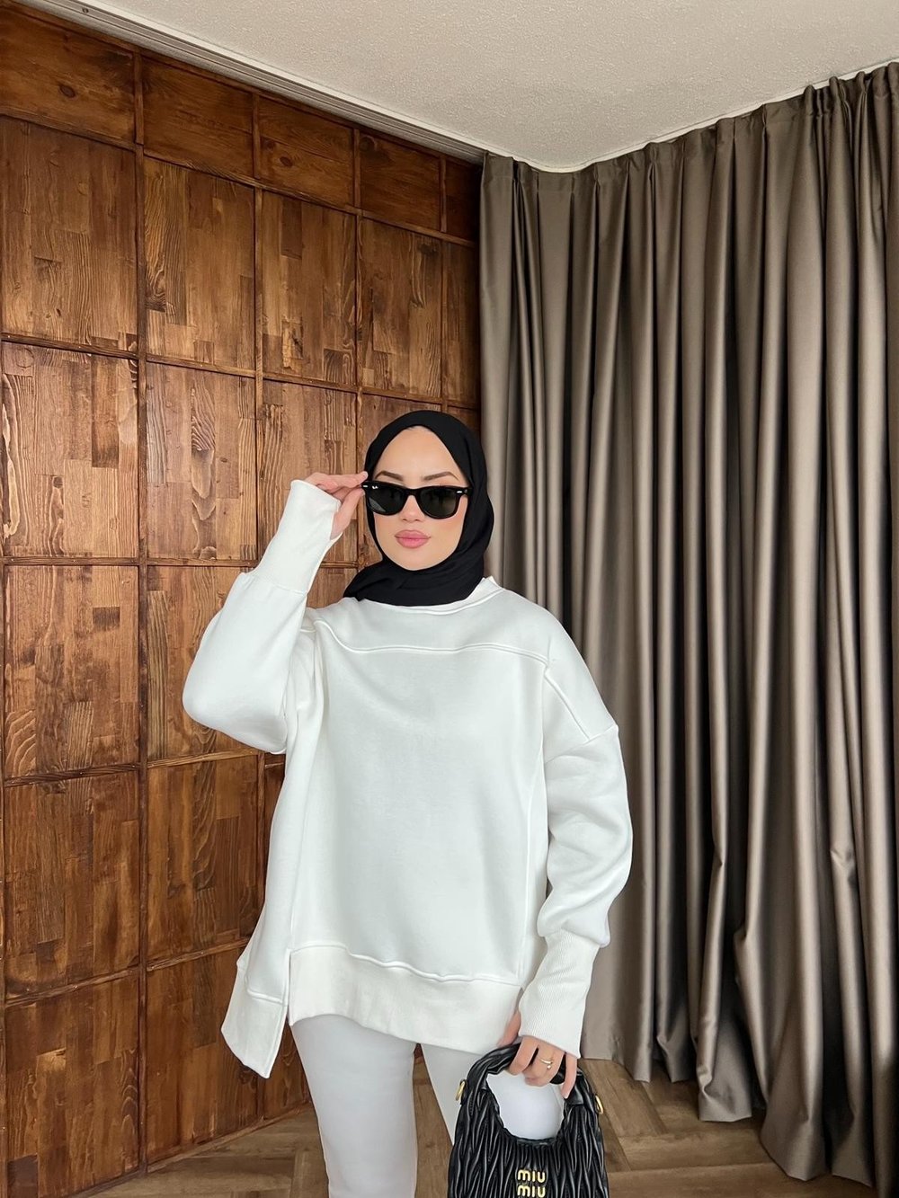 Dilvi Model Sweat - Beyaz