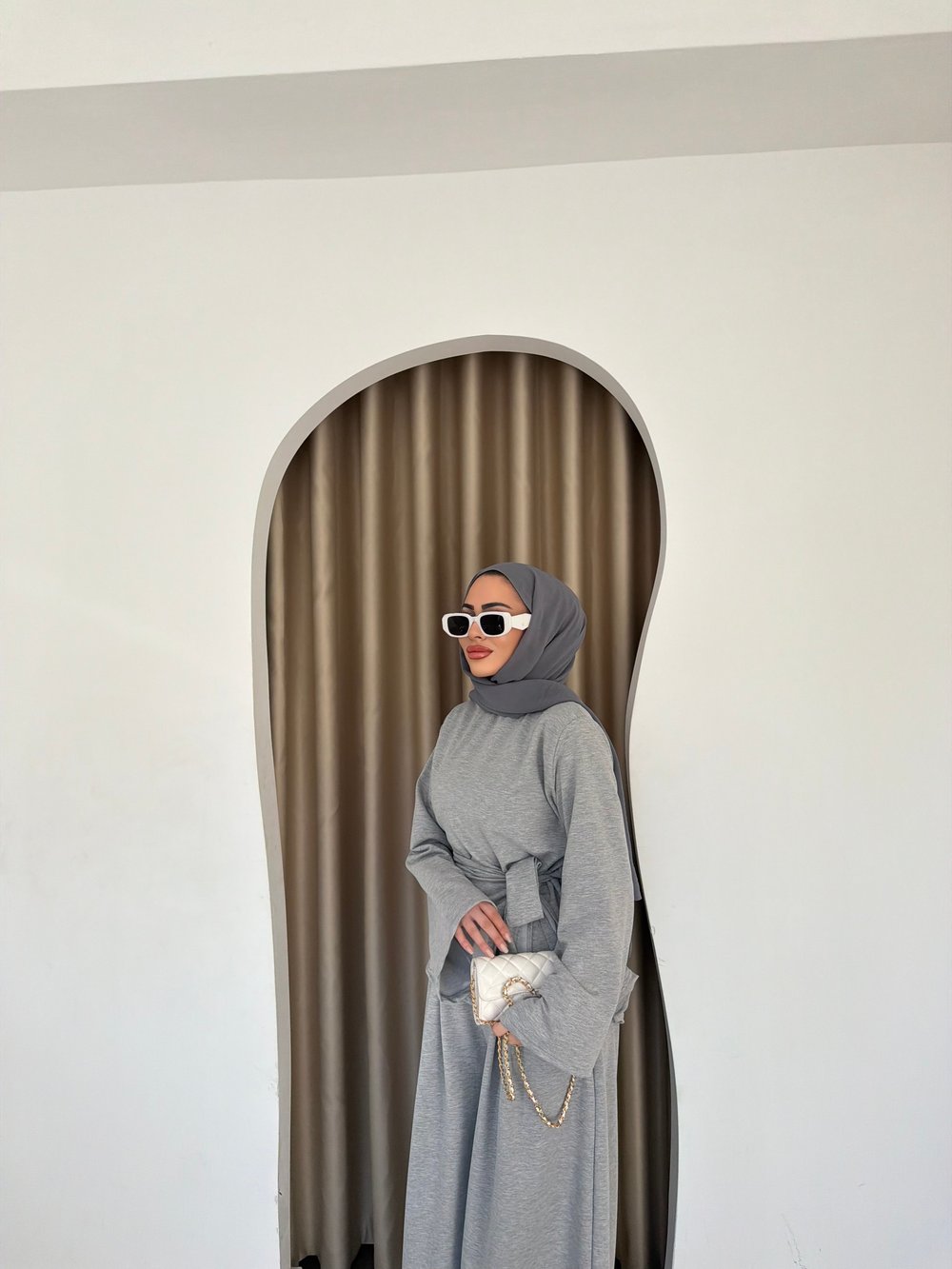 Diva Pantolonlu Takım - Gri
