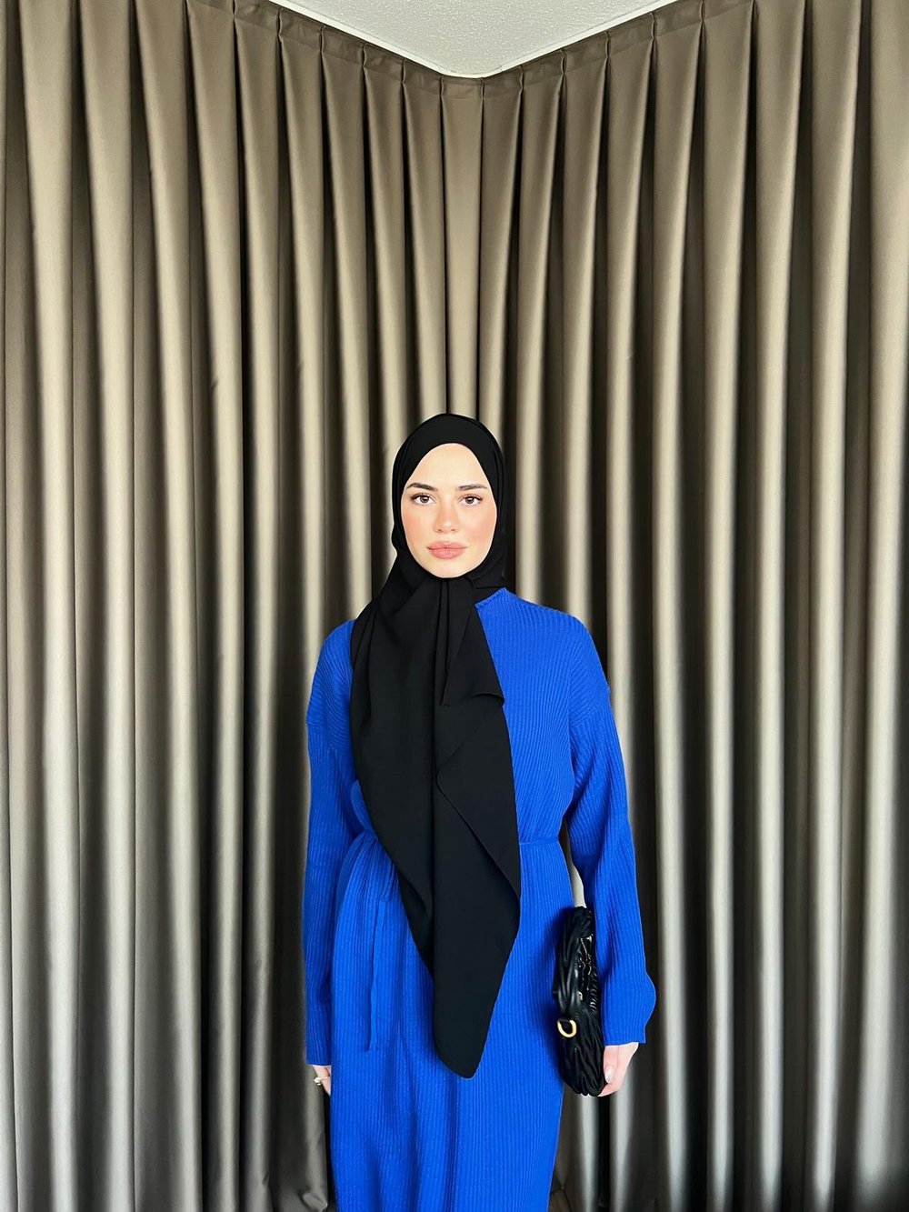 Dora Triko Elbise Saks