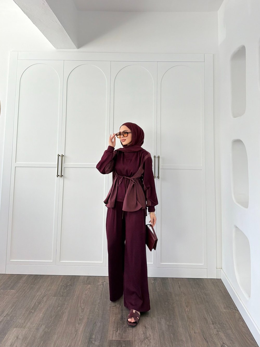Dua Eşofman Takım - Bordo