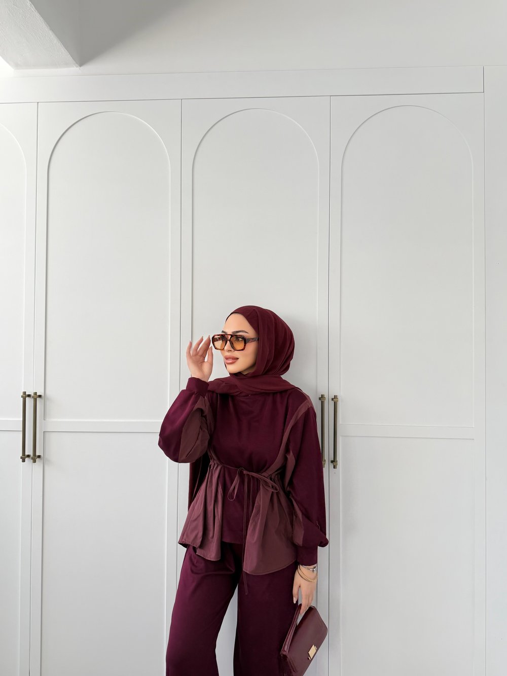 Dua Eşofman Takım - Bordo