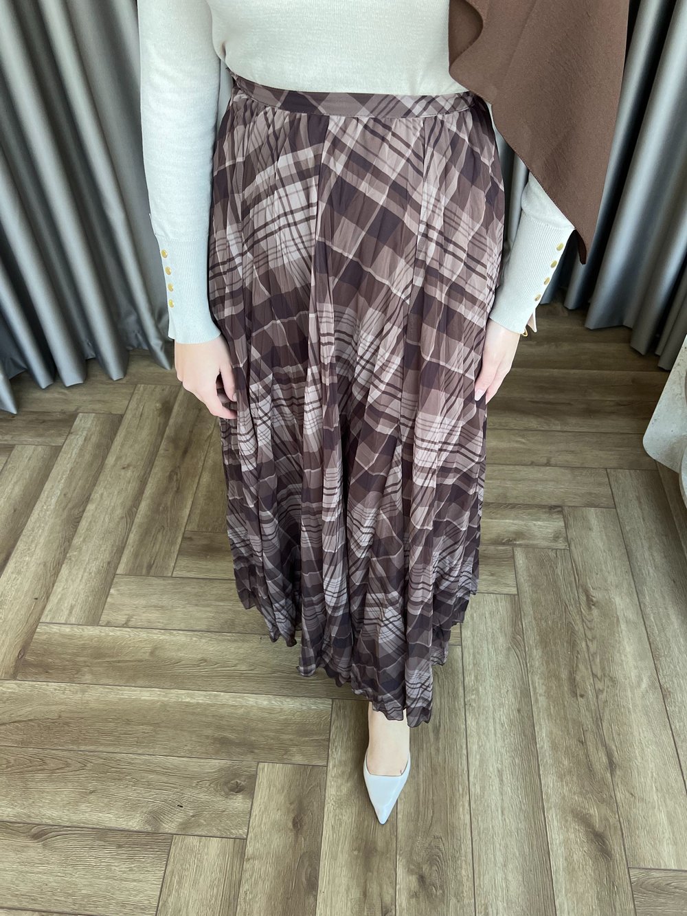 Etnik Desen Etek - KAHVE