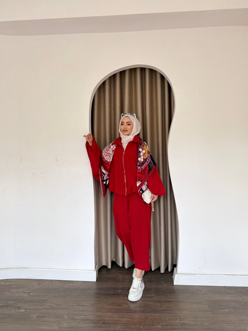 Fila Şalvar Takım - Kırmızı
