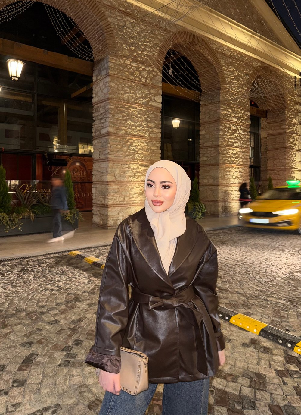 Gerna Deri Ceket - Kahve
