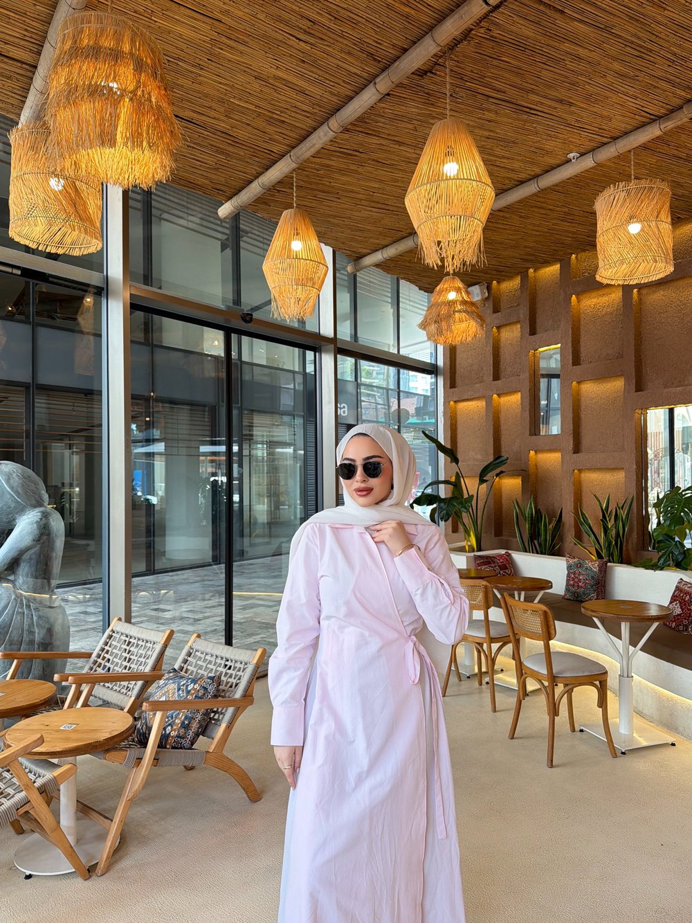Havas Çapraz Elbise - Pembe