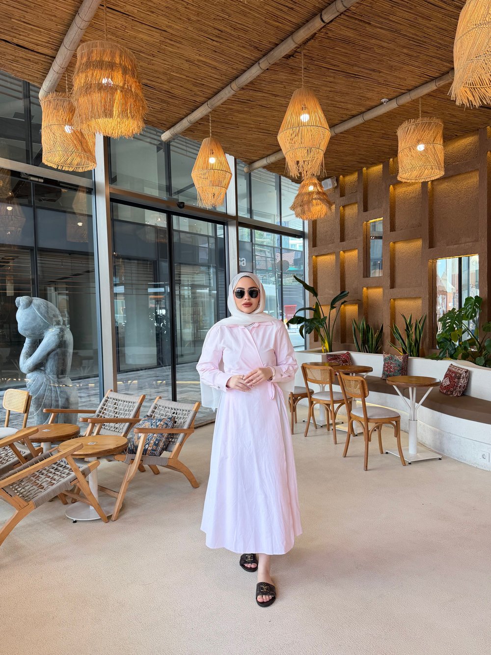 Havas Çapraz Elbise - Pembe