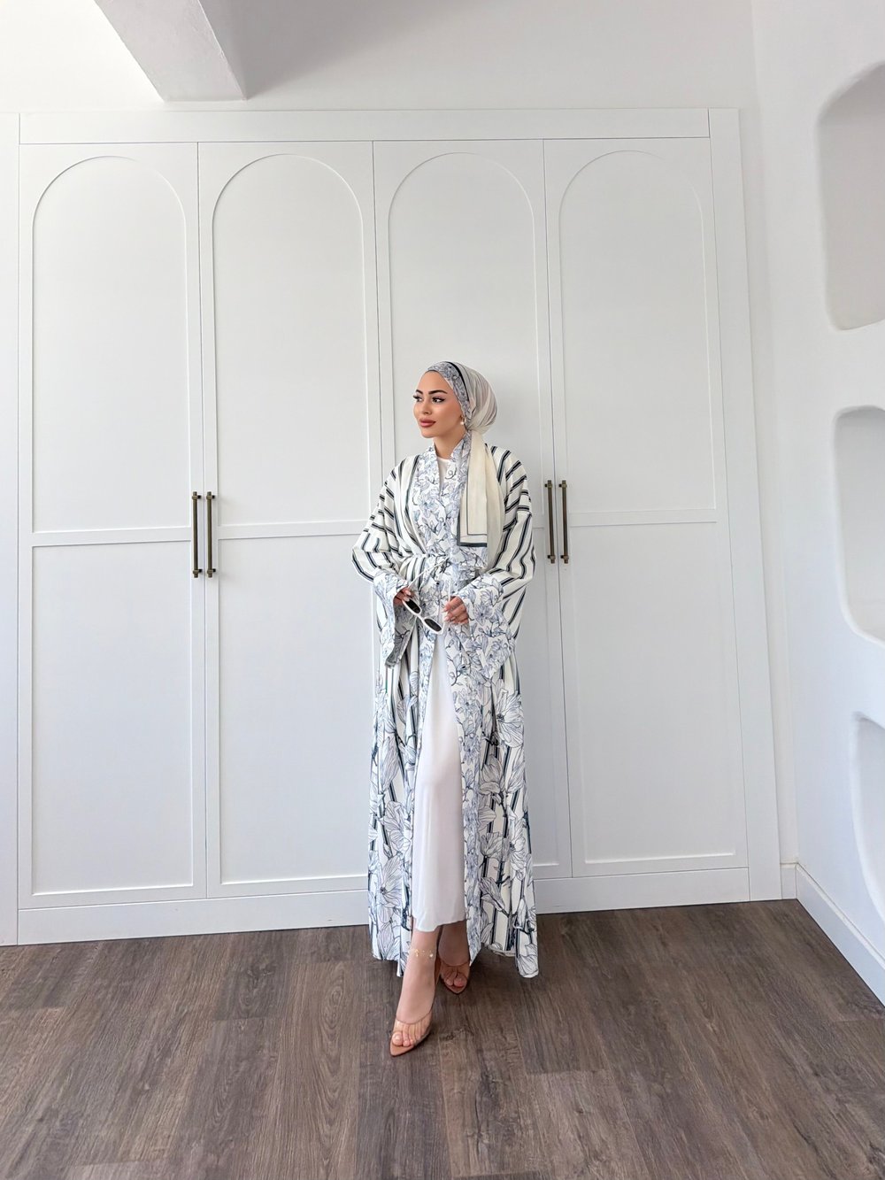 Hws Abaya Şal Hediyeli - Laci