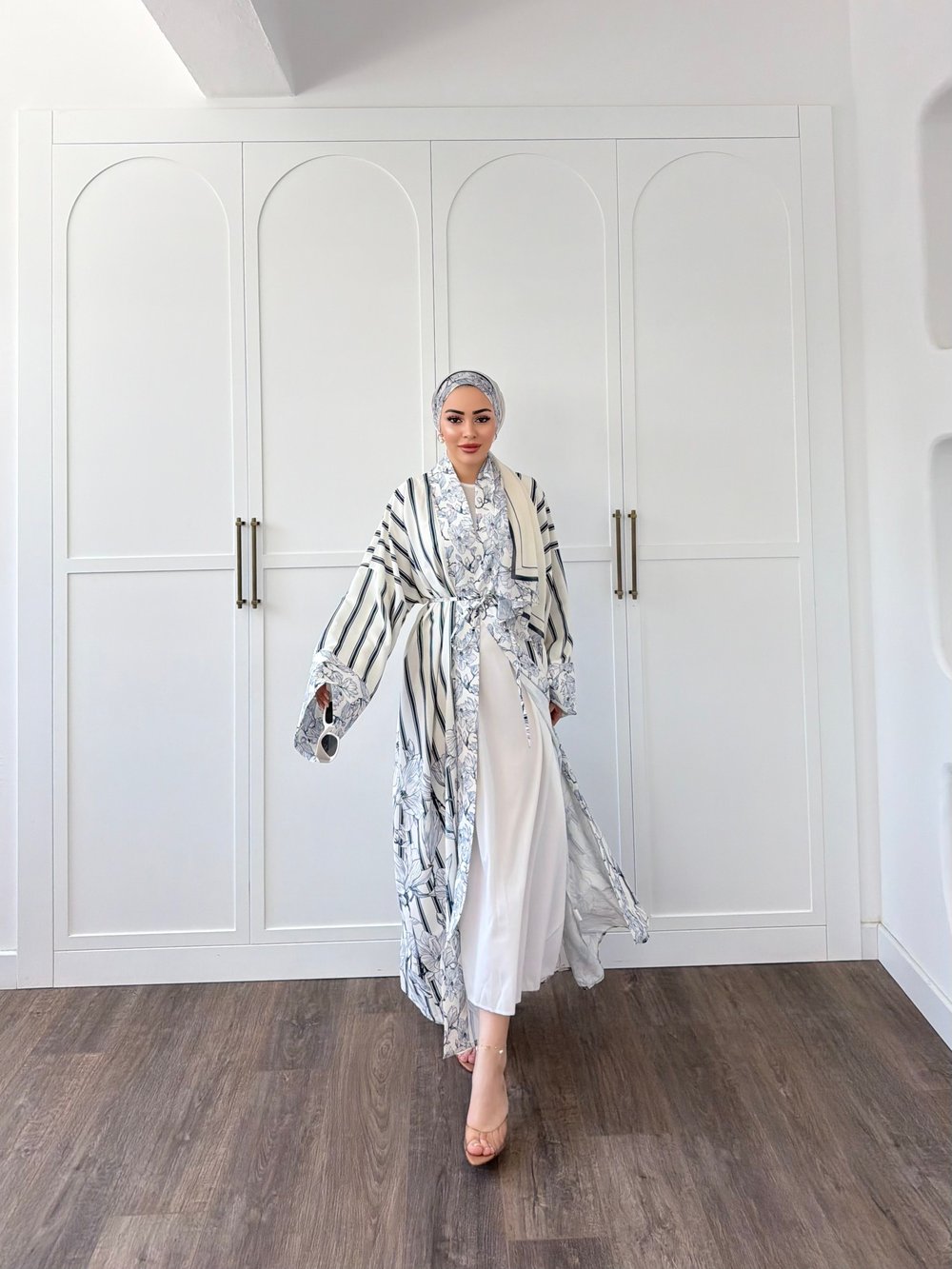 Hws Abaya Şal Hediyeli - Laci