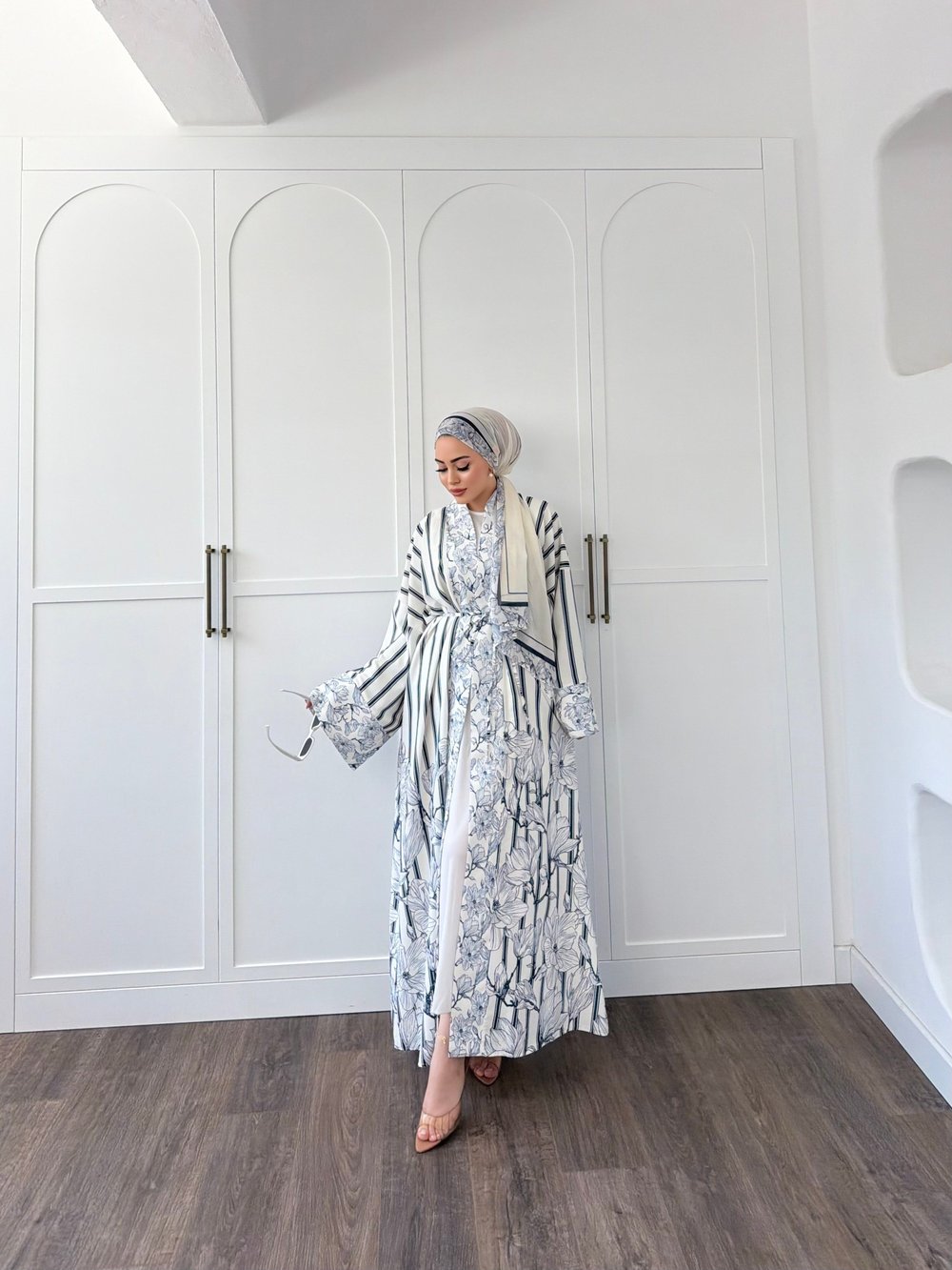 Hws Abaya Şal Hediyeli - Laci