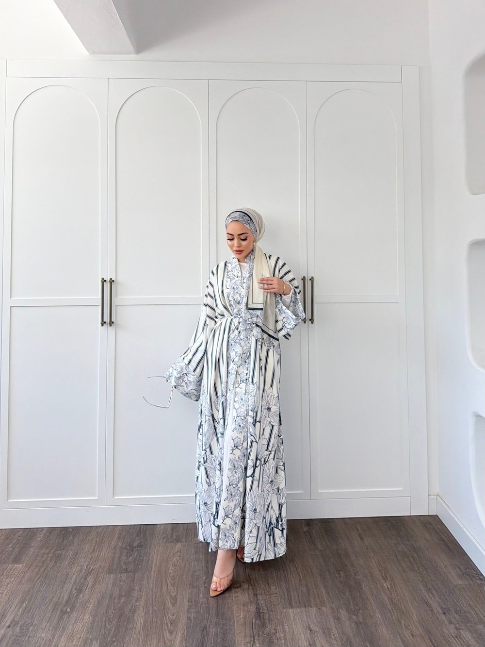 Hws Abaya Şal Hediyeli - Laci
