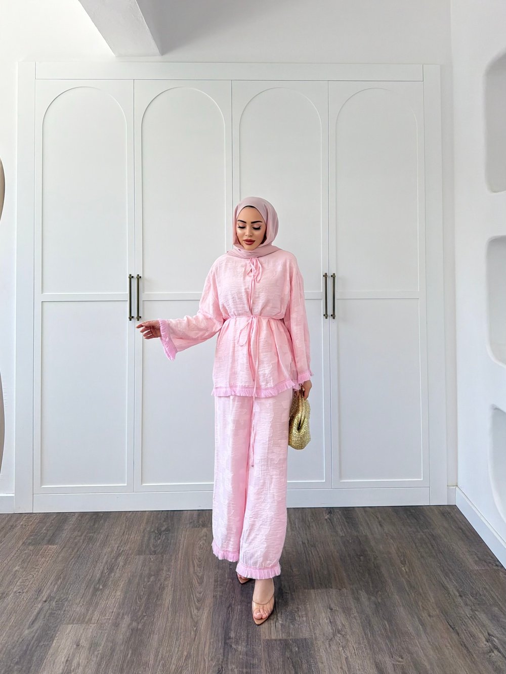 İzabel Takım - Pembe