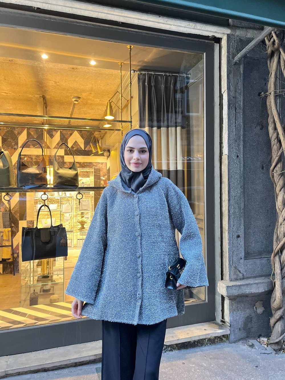 Lemia Simli Panço - Gri (ÖN SİPARİŞ)