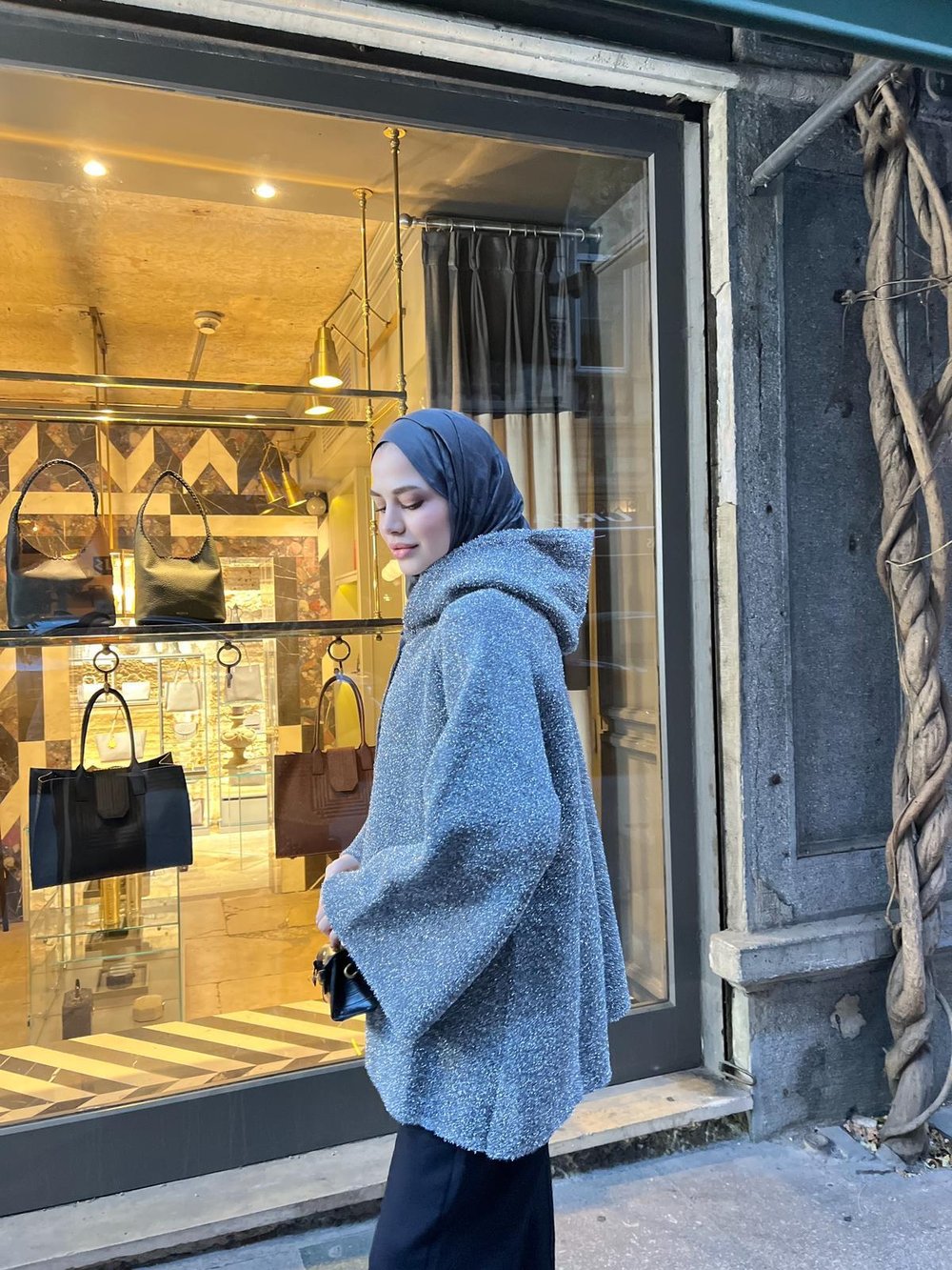 Lemia Simli Panço - Gri (ÖN SİPARİŞ)