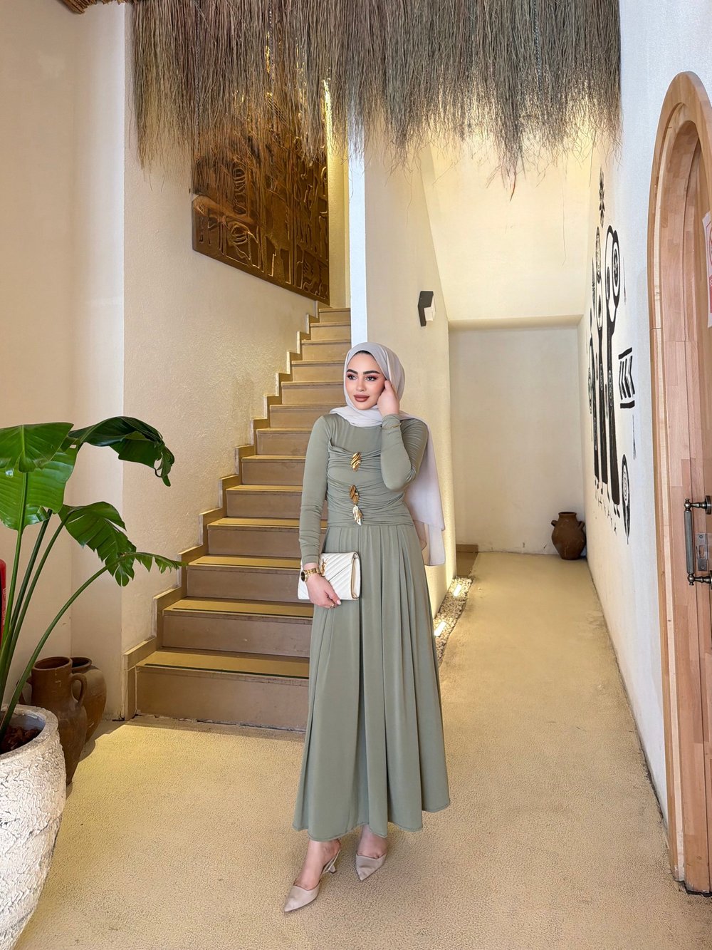 Lissa Sandy Elbise - Yeşil