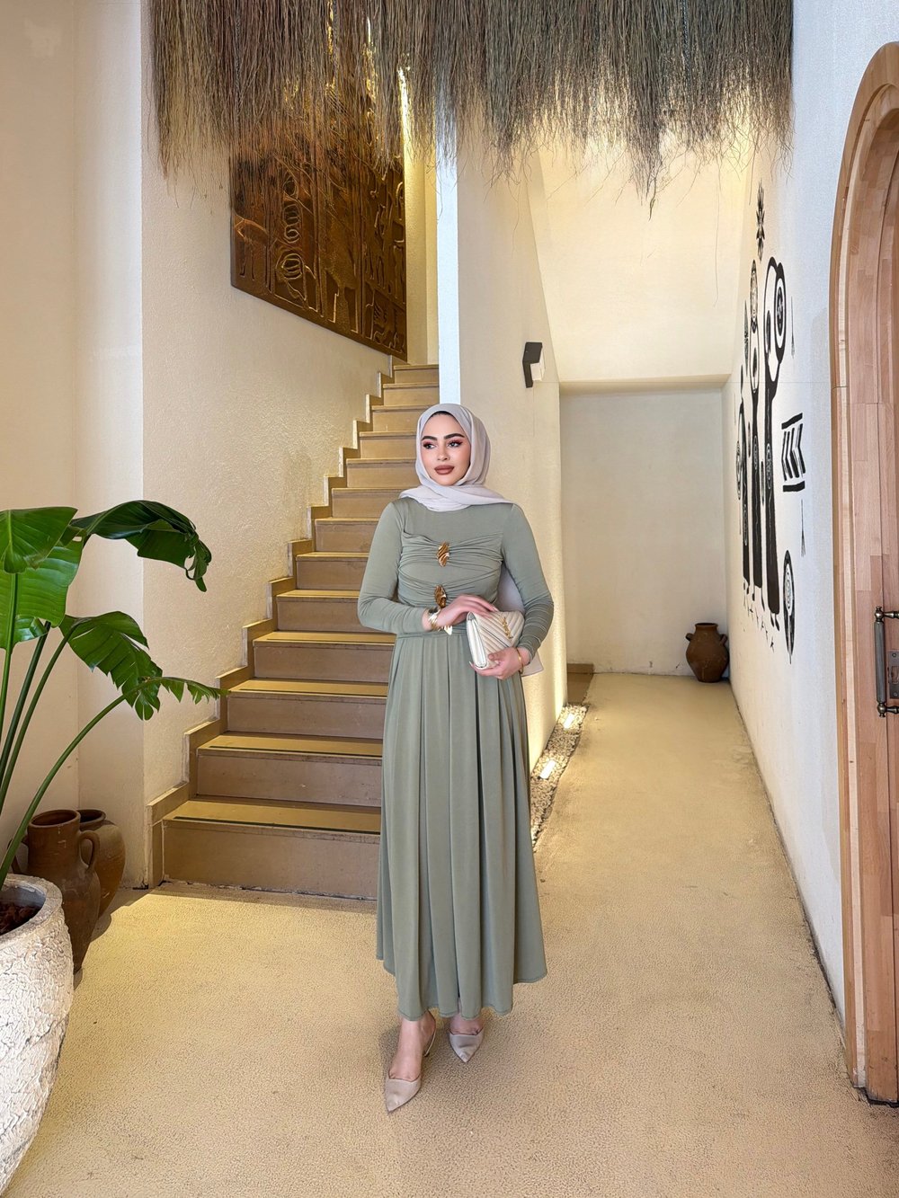 Lissa Sandy Elbise - Yeşil